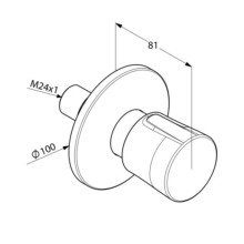 Переключатель на 2 положения Kludi Balance White 528479175