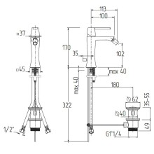 Смеситель для биде Migliore Opera 19037 Хром