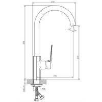 Смеситель для кухни Koller Pool Grace GR0500 Хром