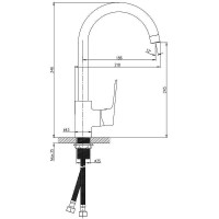 Смеситель для кухни Koller Pool Kvadro Start KS0500 Хром