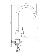 Смеситель для кухни Koller Pool Line LN0500 Хром