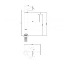 Смеситель для раковины Abber Daheim AF8211 Хром