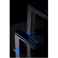 Смеситель для раковины Boheme Q 142-BUW Черный Синий