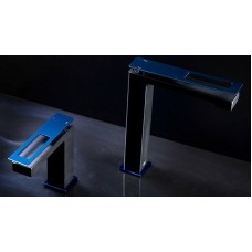 Смеситель для раковины Boheme Q 142-BUW Черный Синий