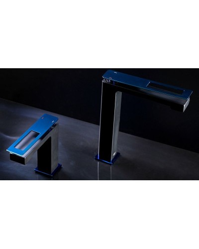 Смеситель для раковины Boheme Q 142-BUW Черный Синий