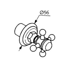 Запорный вентиль Kludi Adlon 518034520