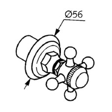 Запорный вентиль Kludi Adlon 518150520