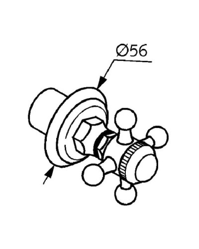 Запорный вентиль Kludi Adlon 518150520