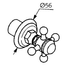 Запорный вентиль Kludi Adlon 518164520