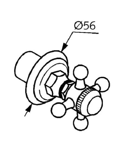 Запорный вентиль Kludi Adlon 518164520