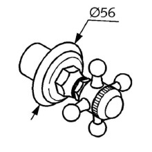 Переключатель на 2 положения Kludi Adlon 518454520