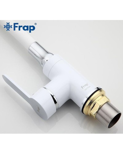 Смеситель для кухни Frap H41 F4041 Белый Хром