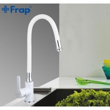 Смеситель для кухни Frap H41 F4041 Белый Хром
