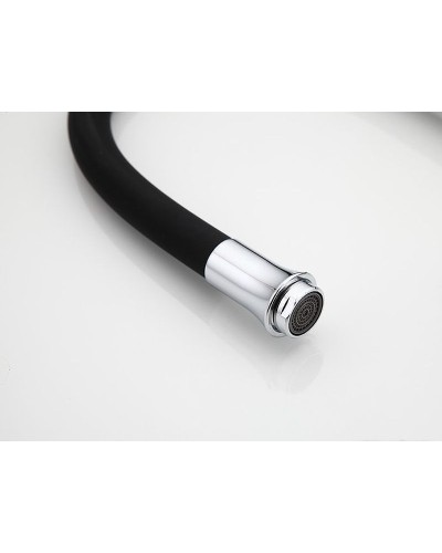 Смеситель для кухни Frap H42 F4042 Черный матовый Хром