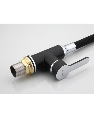 Смеситель для кухни Frap H42 F4042 Черный матовый Хром