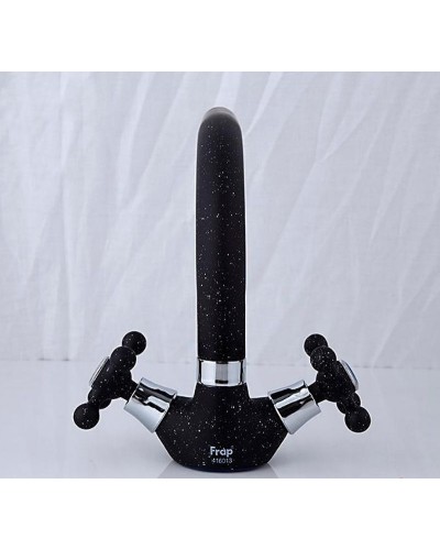 Смеситель для кухни Frap H5408 F5408-7 Черный матовый
