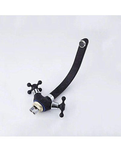 Смеситель для кухни Frap H5408 F5408-7 Черный матовый