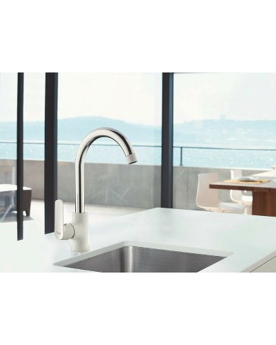 Смеситель для кухни Frap H31 F4031 Белый Хром