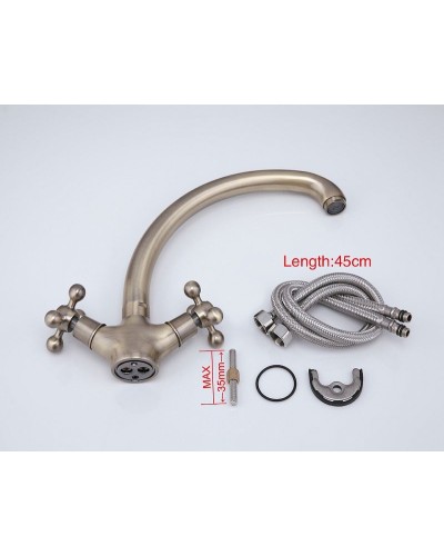 Смеситель для кухни Frap H19-4 F4219-4 Бронза