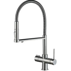 Смеситель для кухни ZorG Steel Hammer SH 2002 CR Хром