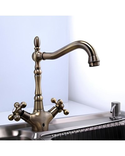 Смеситель для кухни Frap H19-4 F4019-4 Бронза