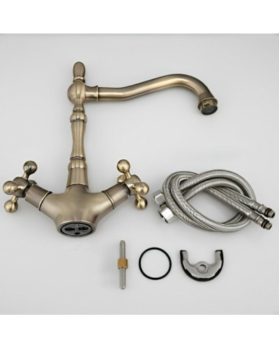 Смеситель для кухни Frap H19-4 F4019-4 Бронза