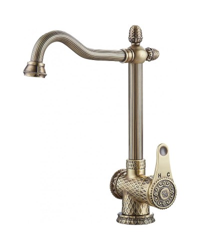 Смеситель для кухни ZorG Antic A 423 K-BR Бронза