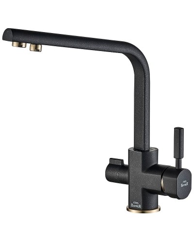 Смеситель для кухни ZorG Steel Hammer SH 909 BLACK BR Черный матовый