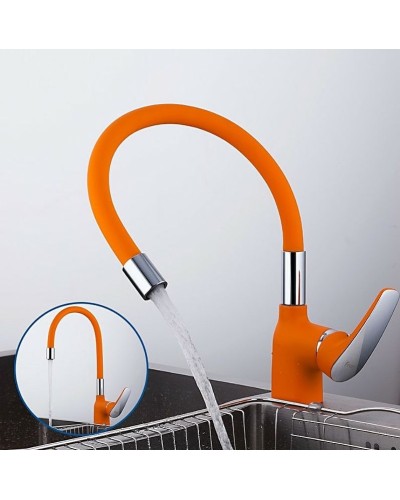 Смеситель для кухни Frap F4453-02 Оранжевый