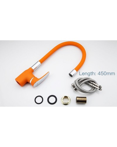 Смеситель для кухни Frap F4453-02 Оранжевый