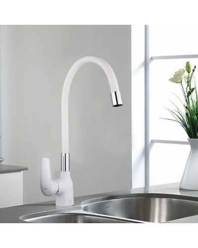 Смеситель для кухни Frap F4453-03 Белый