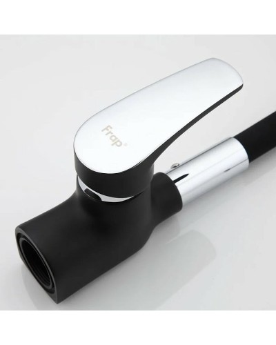 Смеситель для кухни Frap F4453-04 Черный матовый