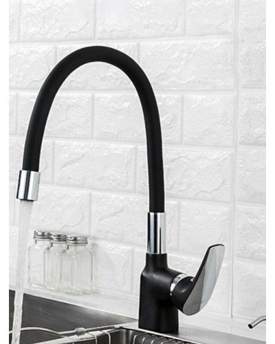 Смеситель для кухни Frap F4453-04 Черный матовый