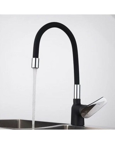 Смеситель для кухни Frap F4453-04 Черный матовый