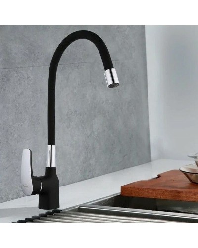 Смеситель для кухни Frap F4453-04 Черный матовый