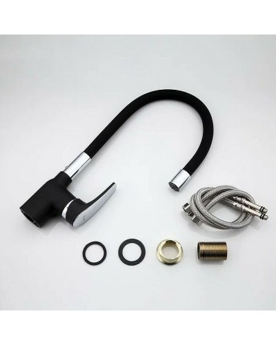 Смеситель для кухни Frap F4453-04 Черный матовый