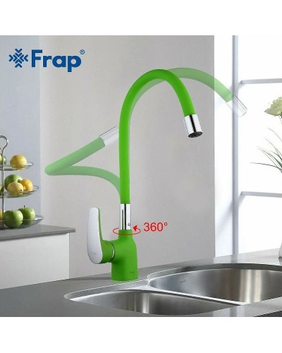 Смеситель для кухни Frap F4453-05 Зеленый