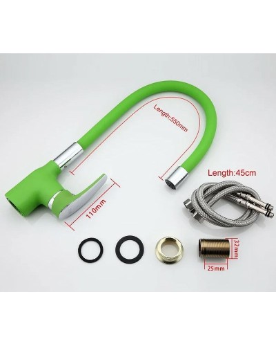 Смеситель для кухни Frap F4453-05 Зеленый