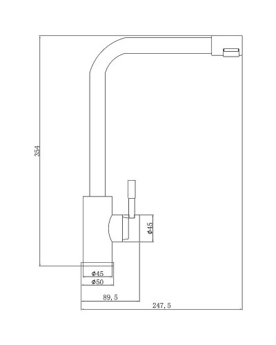 Смеситель для кухни ZorG Steel Hammer SH 5191 INOX Нержавеющая сталь