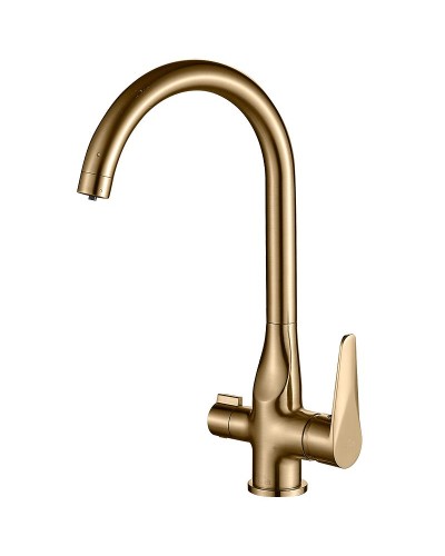 Смеситель для кухни ZorG Steel Hammer SH 910 BRONZE Бронза