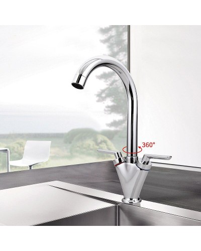 Смеситель для кухни Frap F4098 Хром