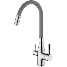 Смеситель для кухни Frap H96 F4396 Хром Серый