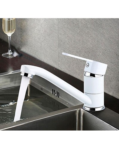 Смеситель для кухни Frap H41 F4541 Белый Хром