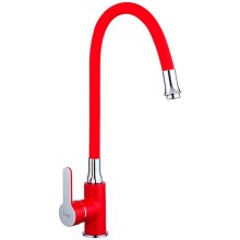 Смеситель для кухни Frap H43 F4043 Красный Хром