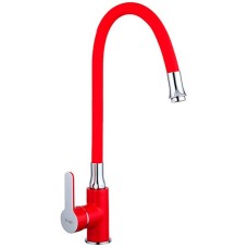 Смеситель для кухни Frap H43 F4043 Красный Хром