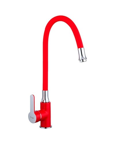 Смеситель для кухни Frap H43 F4043 Красный Хром