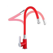 Смеситель для кухни Frap H43 F4043 Красный Хром