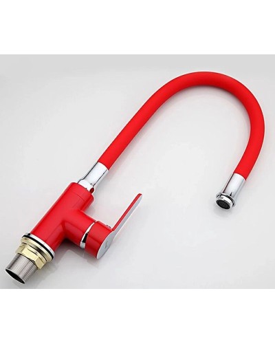 Смеситель для кухни Frap H43 F4043 Красный Хром