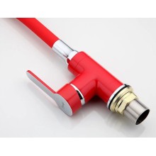 Смеситель для кухни Frap H43 F4043 Красный Хром