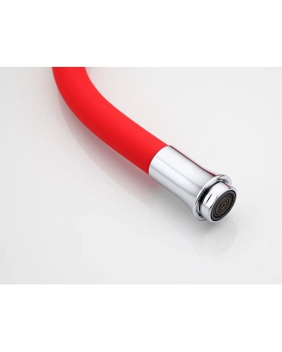 Смеситель для кухни Frap H43 F4043 Красный Хром